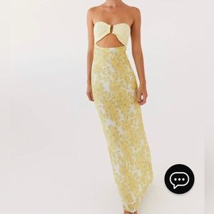Peppermayo Tropicana Maxi Dress - Daffodil
